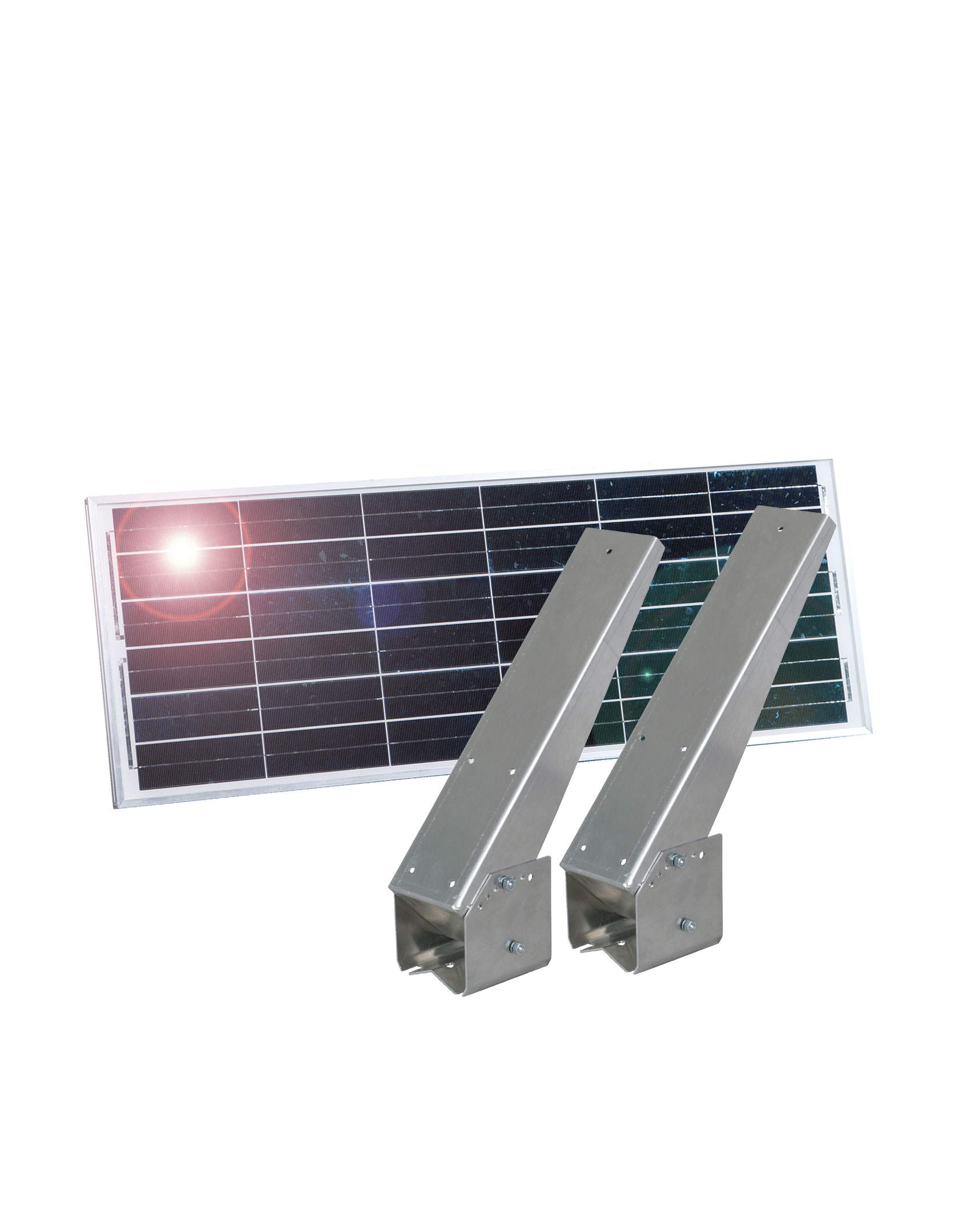 PATURA Solarmodul 40 W mit doppeltem Universalhalter