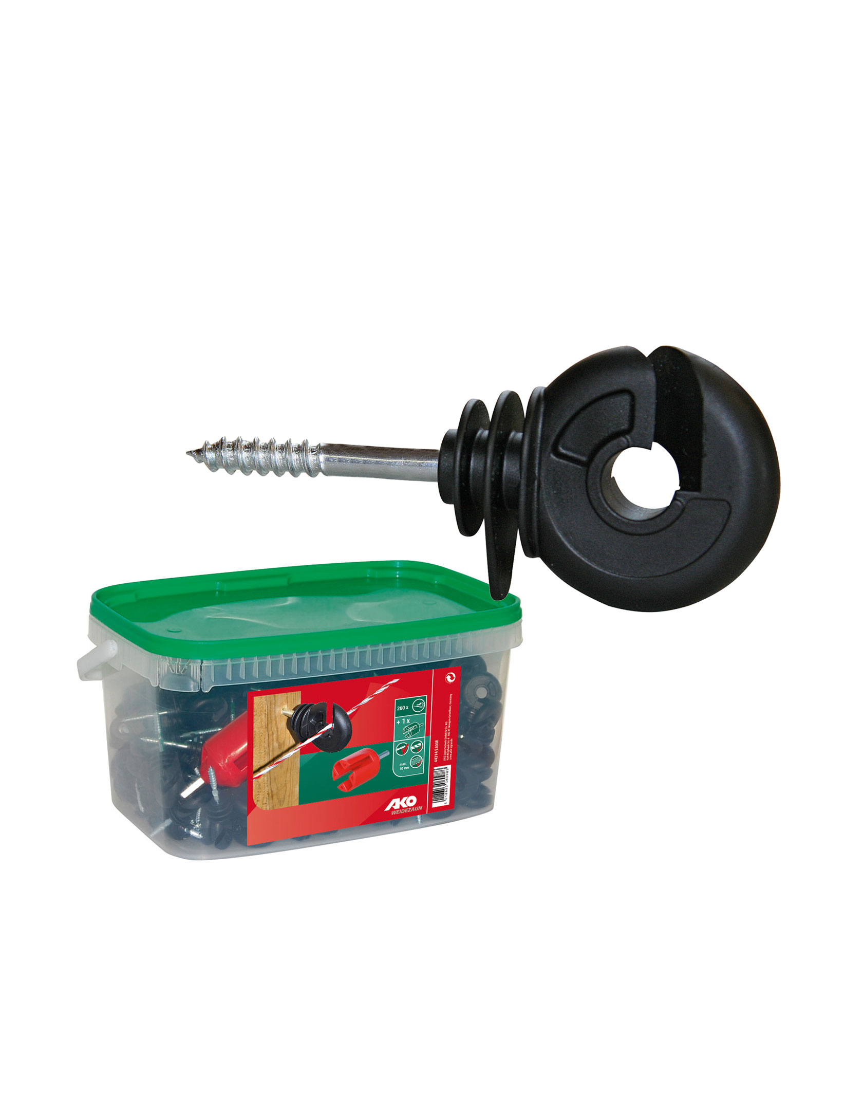 AKO Ringisolator Holzgewinde