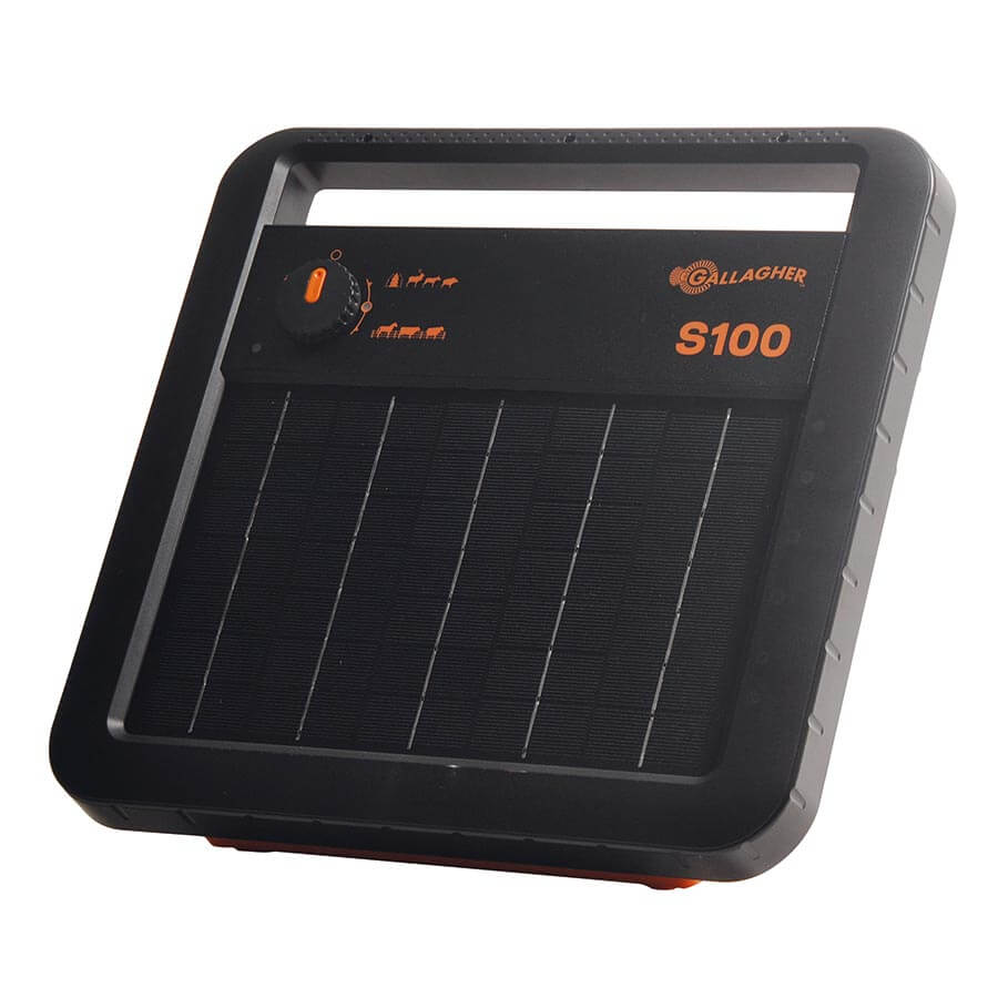 GALLAGHER Solar-Weidezaungerät S100 inkl. Akku