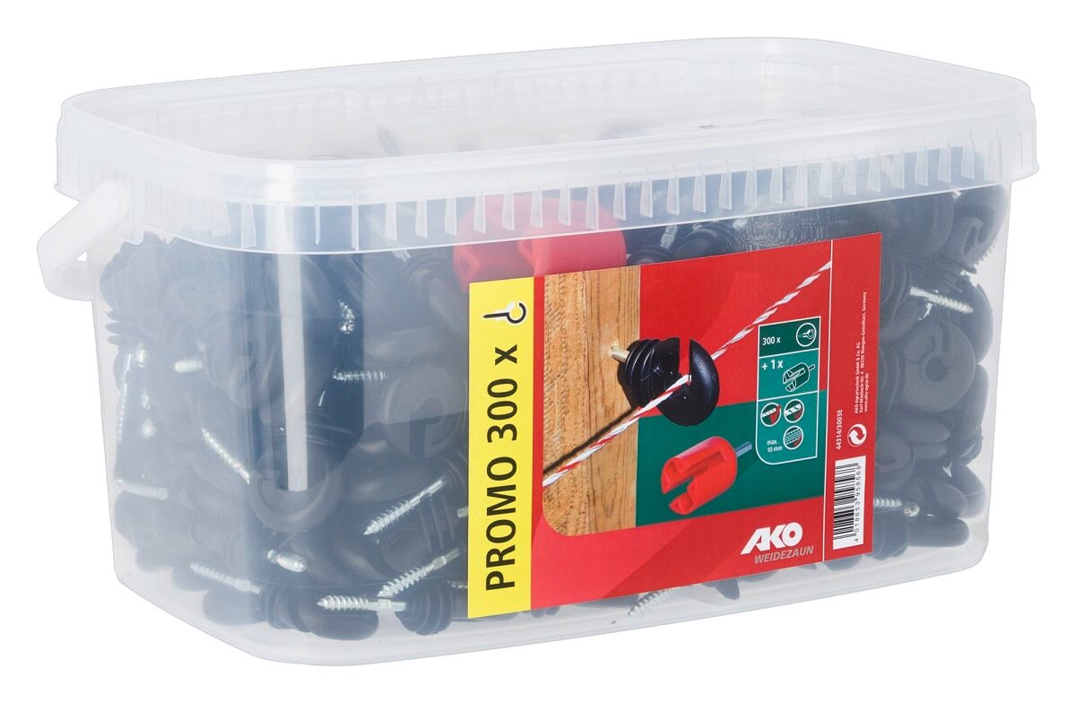 AKO Ringisolator Holzgewinde