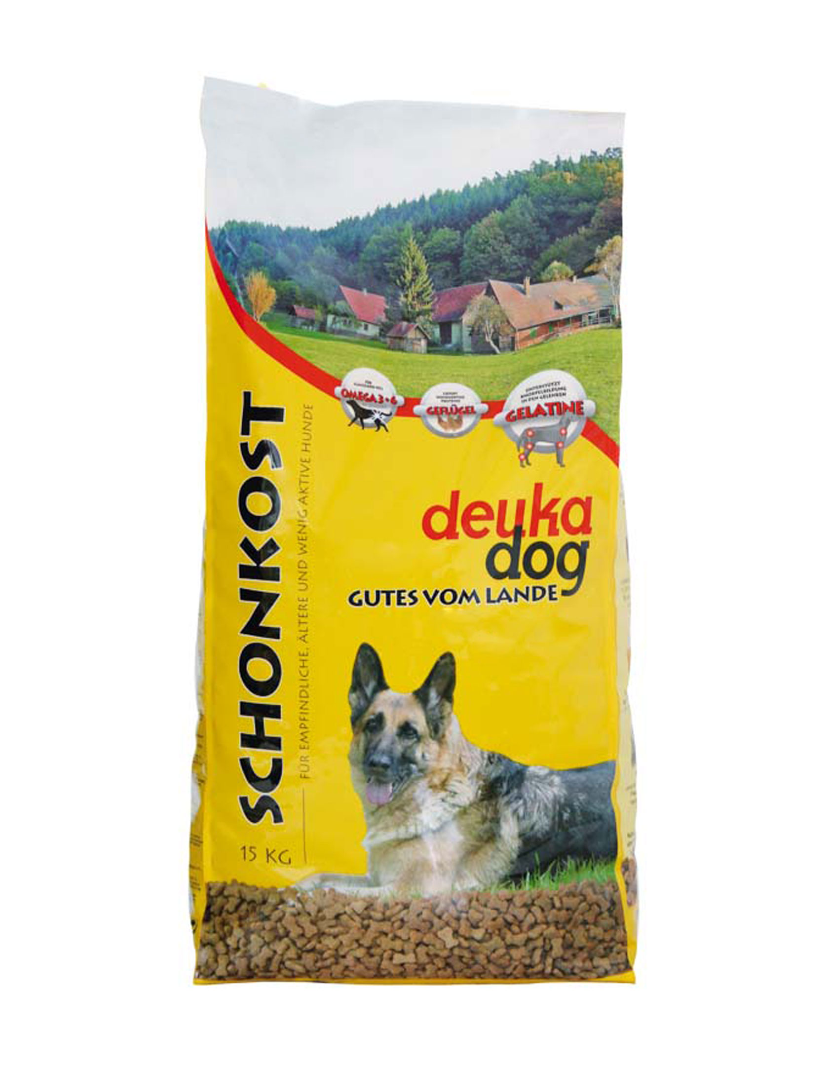 DEUKA DOG Schonkost 15 kg - für Ältere und wenig aktive Hunde