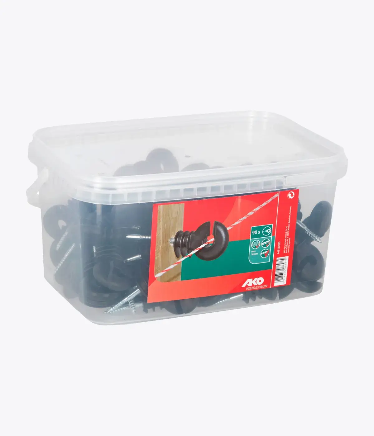 AKO Ringisolator mit breiter Drahtauflage