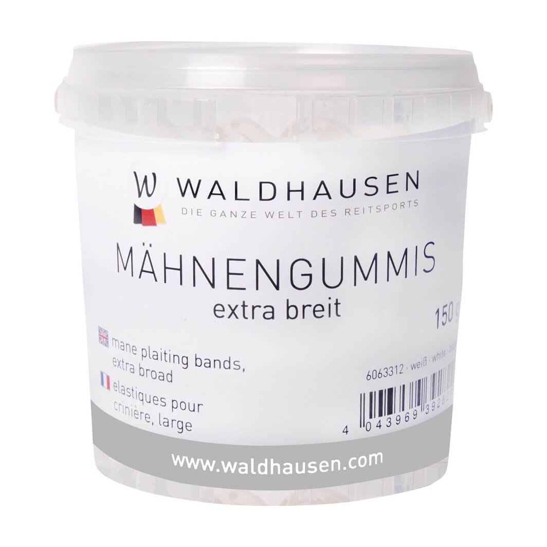 WALDHAUSEN Mähnengummis extra breit, 150 g Beutel
