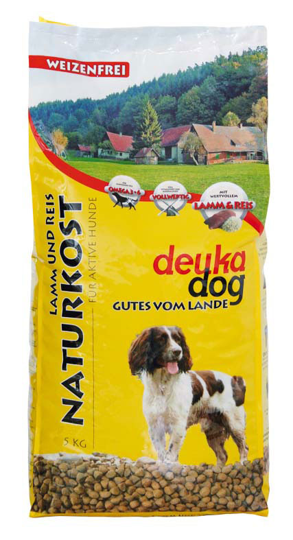 DEUKA DOG Naturkost 5 kg - Lamm und Reis für aktive Hunde