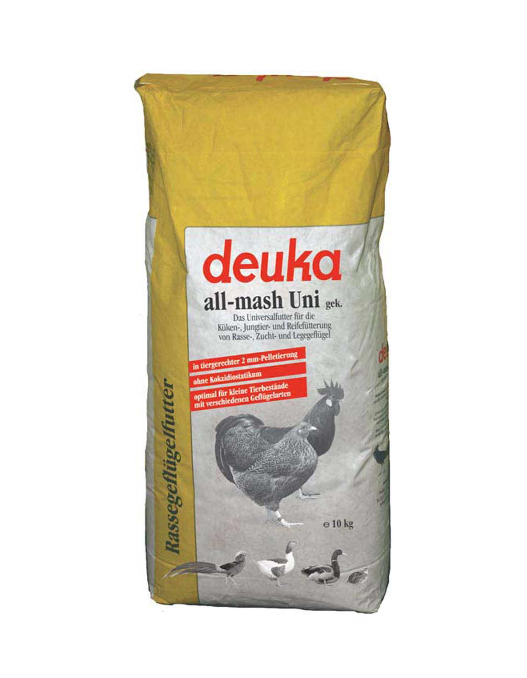 DEUKA all-mash uni Pellet 10 kg - Universalfutter für Mischbestände