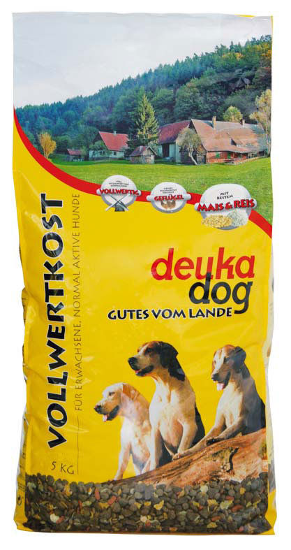 DEUKA DOG Vollwertkost 5 kg - für Erwachsene, normal aktive Hunde