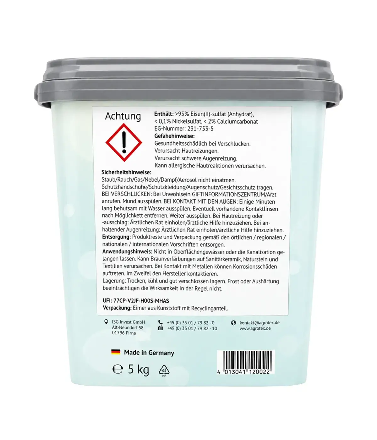 AMMOVIT NEU 5kg zur Fäkalienbehandlung für Wohnmobile und Camping