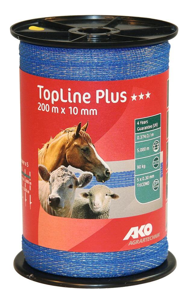 AKO TopLine Plus Weidezaunband 20 mm blau