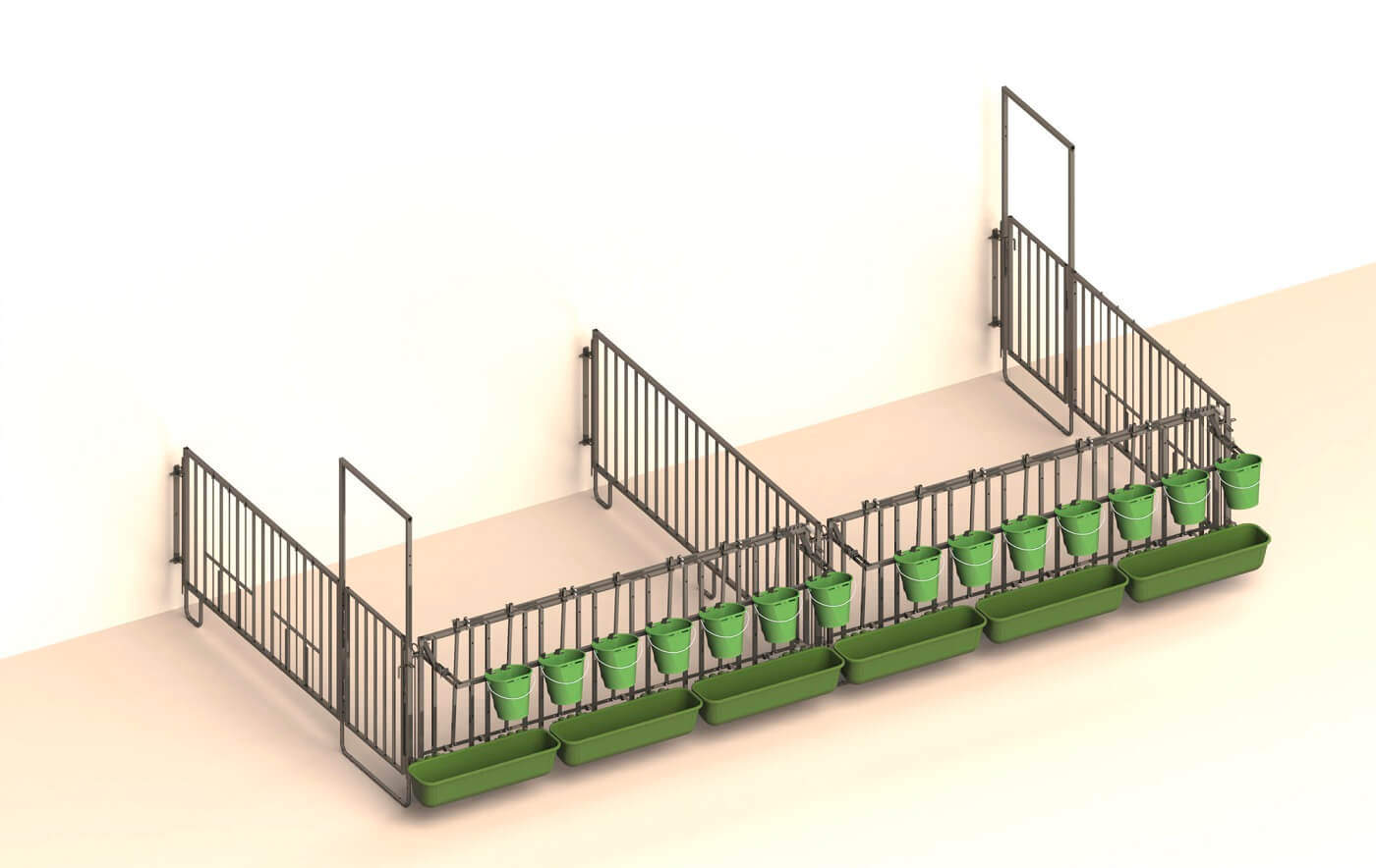 KERBL Zaunteil Gitter für Modulare Zaunaufstallung