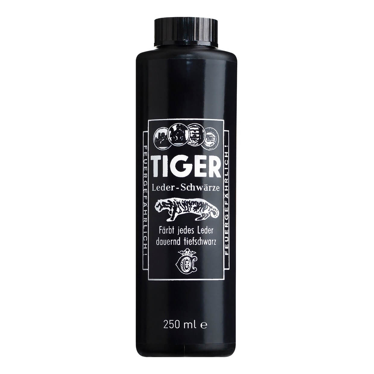 Tiger Leder - Schwärze 250 ml