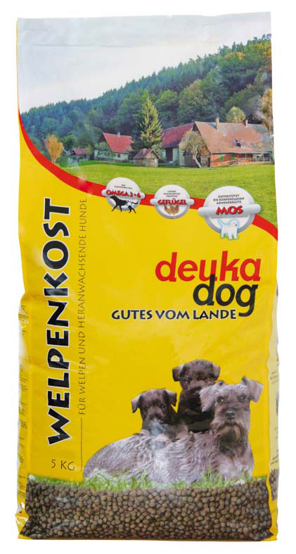 DEUKA DOG Welpenkost 5 kg - für Welpen und heranwachsende Hunde