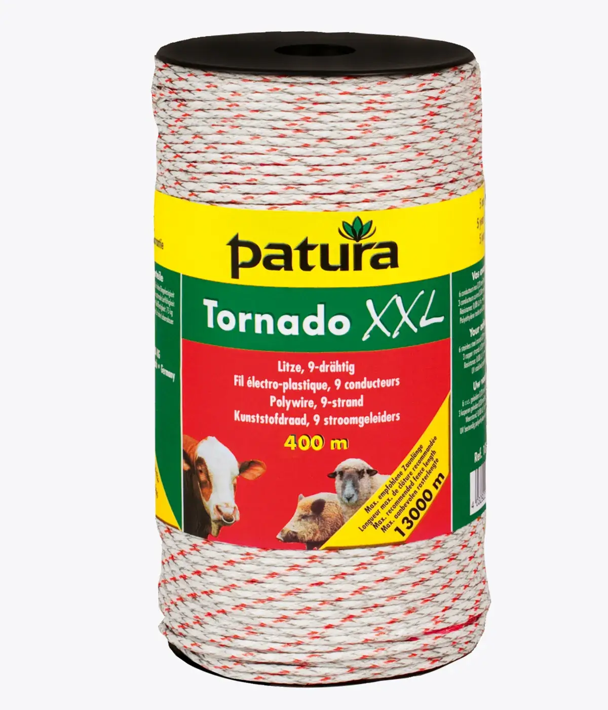 PATURA Tornado XXL Litze weiß / rot