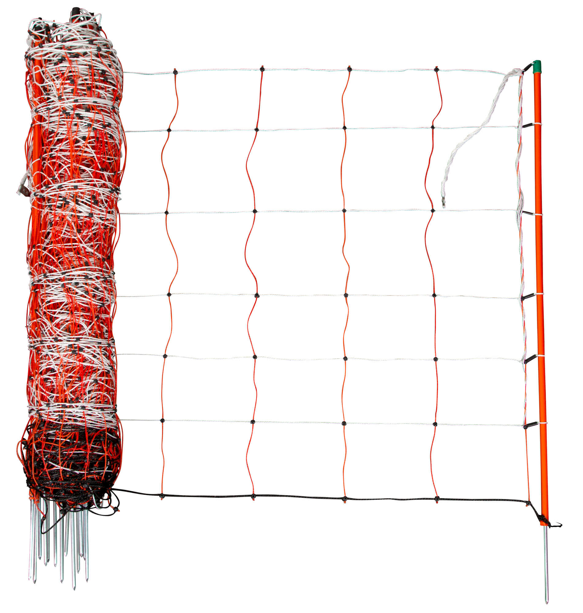 TopLine Net Schafnetz Einzelspitze 105 cm - 50 m orange