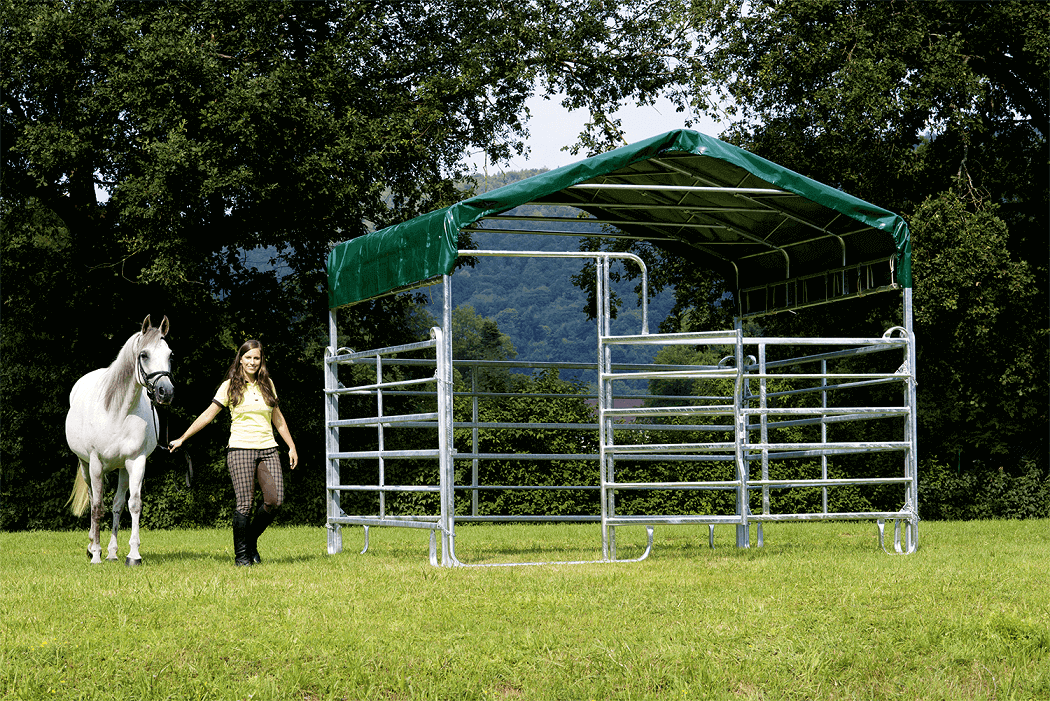 PATURA Komplettset Panel-Dach inkl. Panels - 6 m x 3,6 m