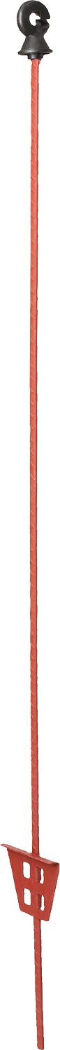 PATURA Federstahlpfahl oval 100 cm - mit Ringisolator