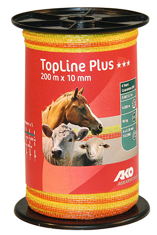 AKO TopLine Plus Breitband 10 mm gelb / orange