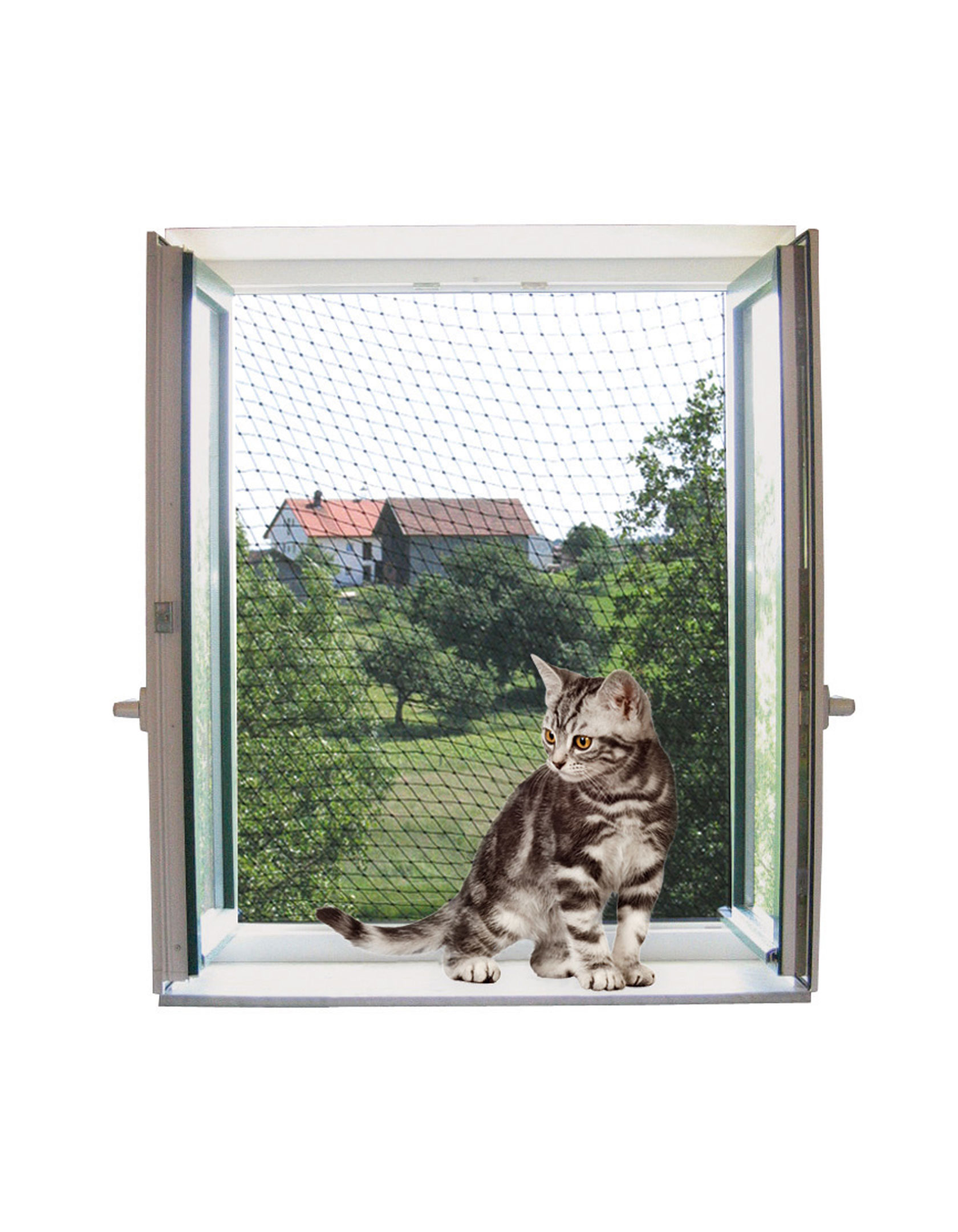 KERBL Katzenschutznetz transparent