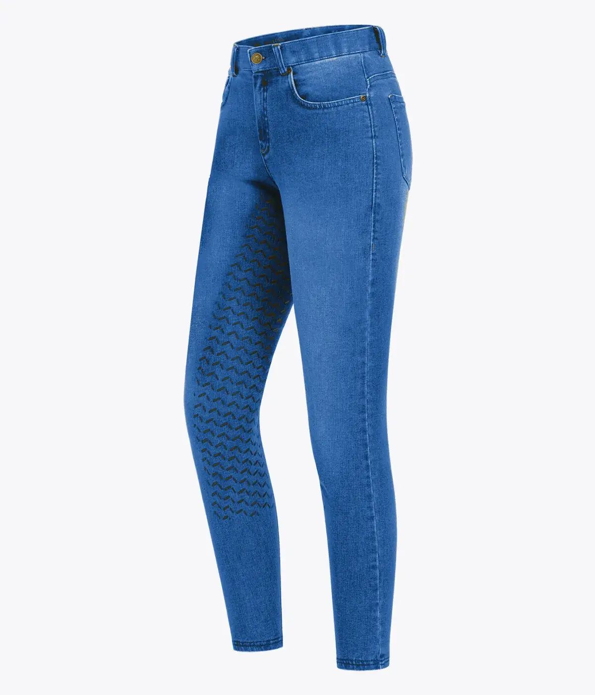 ELT Damen Jeansreithose Luna mit Silikon Vollbesatz