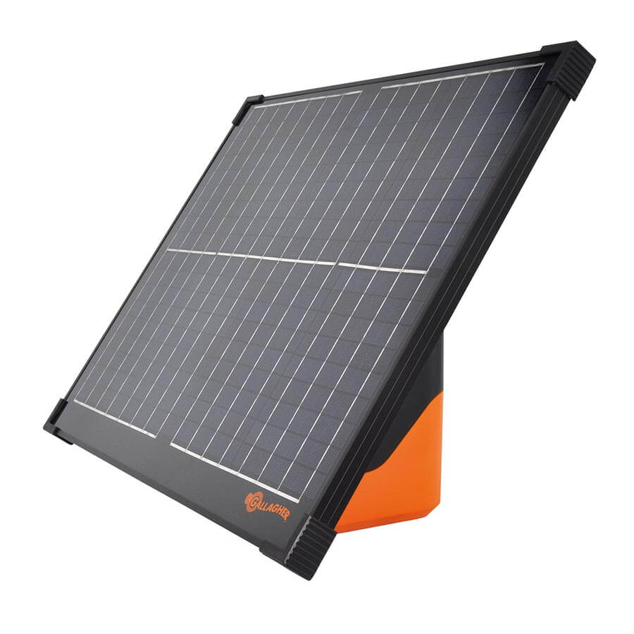 GALLAGHER Solar-Weidezaungerät S400 inkl. 2 Akku