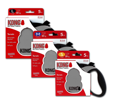 KONG Rollleine Terrain Gr. S - bis 20 kg Körpergewicht