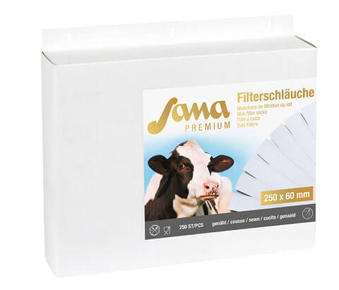 Sana Premium Milchfilter genäht 75/78 mm Breite