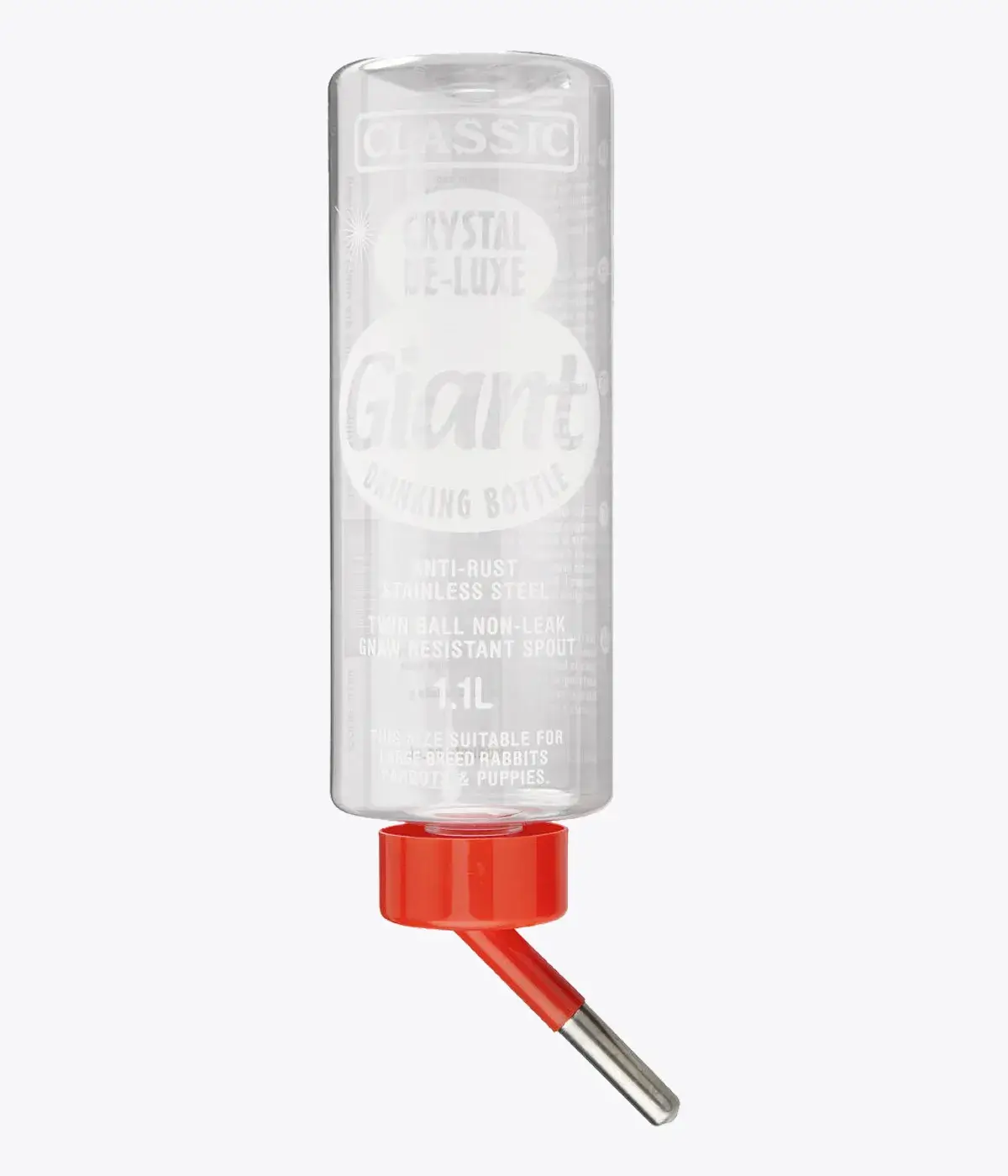 KERBL Nager Trinkflasche Classic de Luxe für Kleintiere