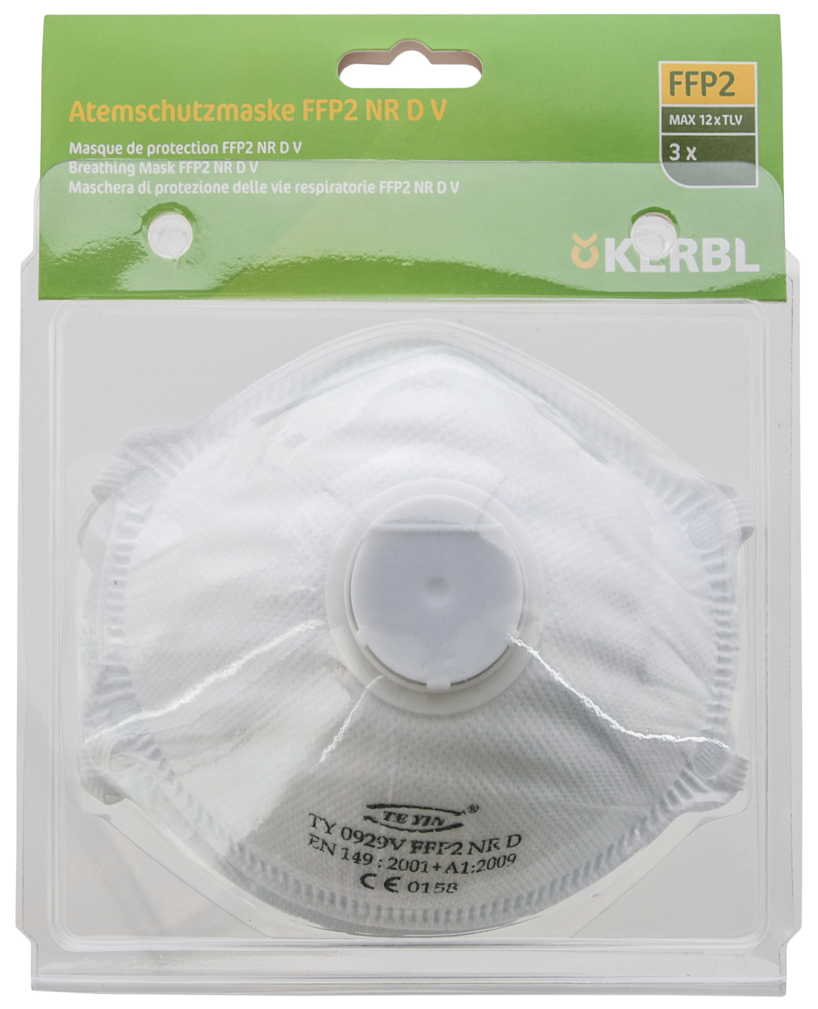 Atemschutzmaske FFP2 NRD mit Ventil