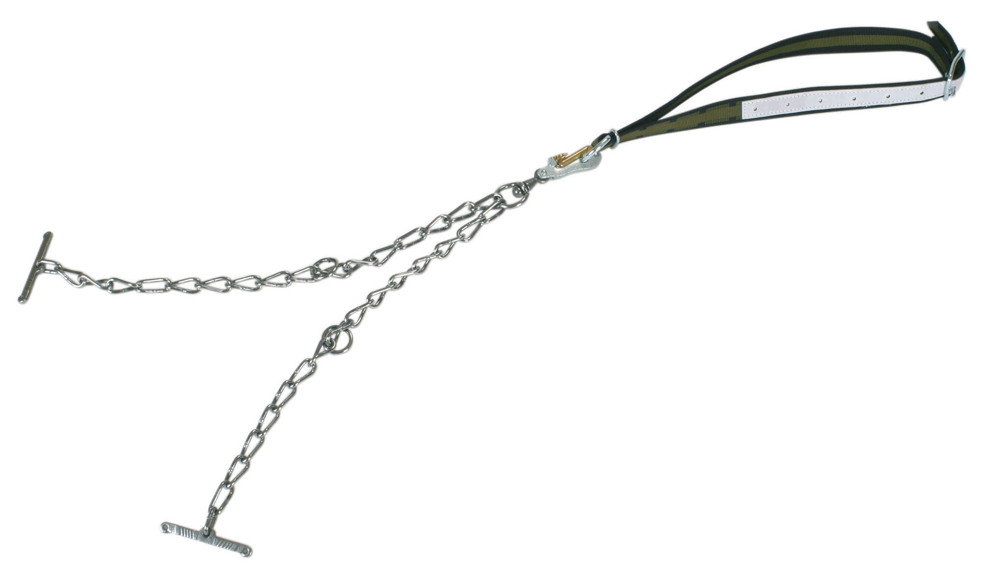 Rinderanbindung Top-Quality mit Halsband - 130 x 4 cm mit Sicherheitsverschluss