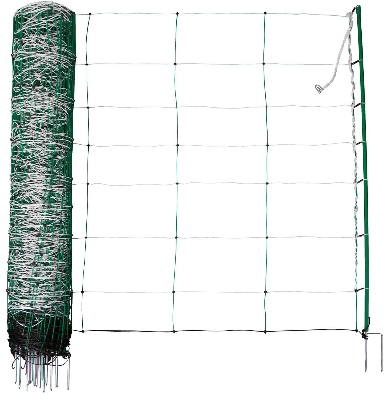 TopLine Plus Net Schafnetz Doppelspitze 90 cm - 50 m grün