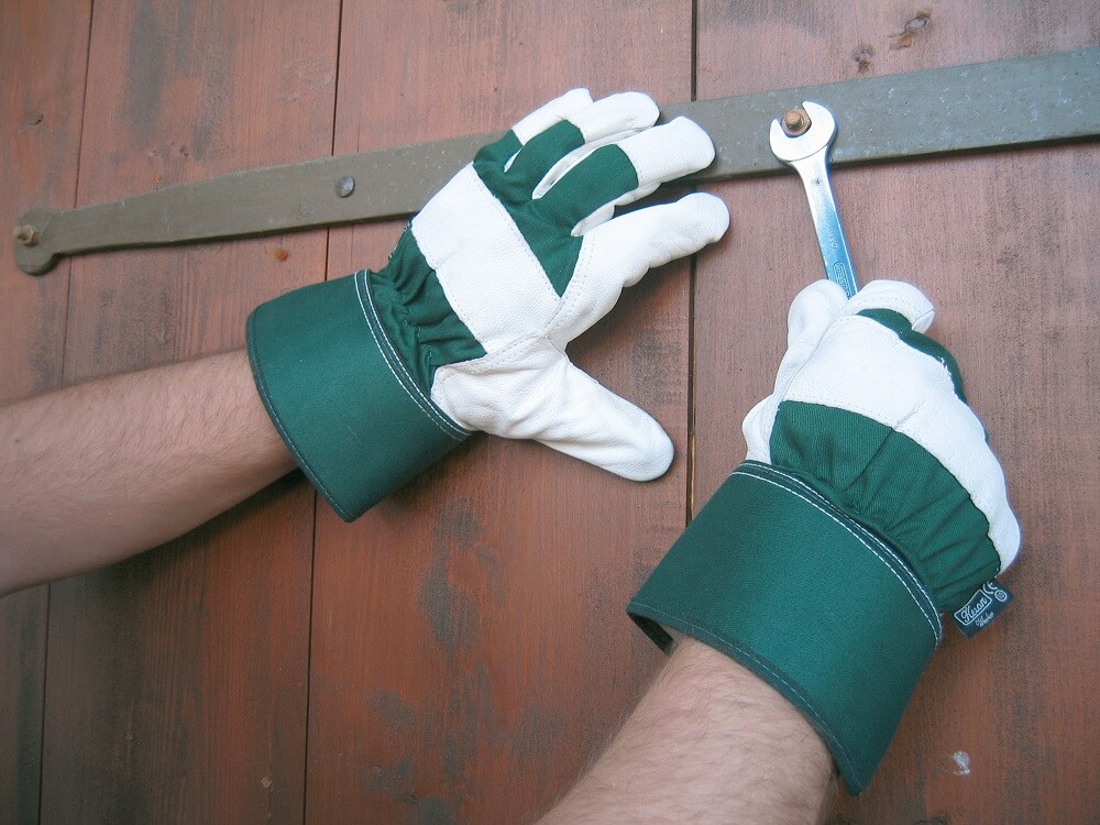 KERON Rindsvollleder-Handschuh Worker
