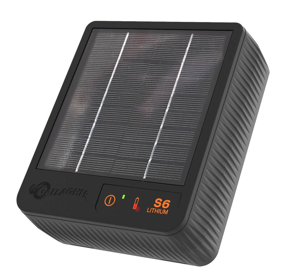 GALLAGHER Solar-Weidezaungerät S6 inkl. Akku