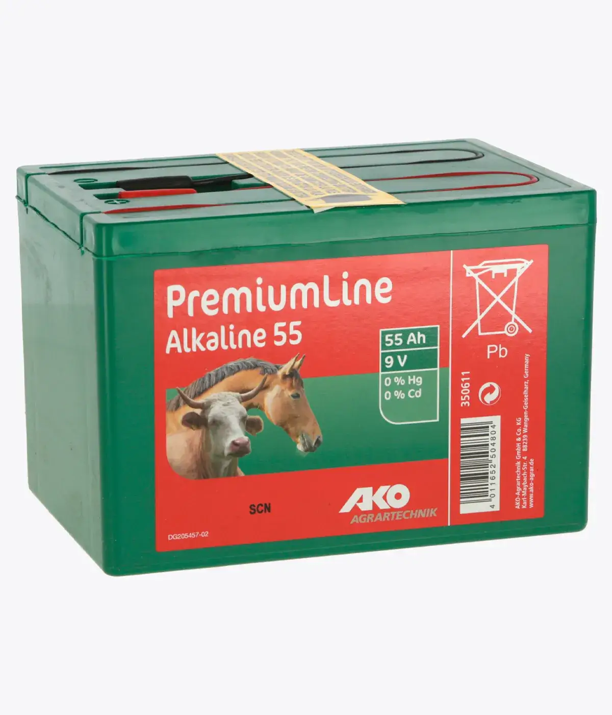 AKO Premium Line Alkaline 9 Volt Trockenbatterie