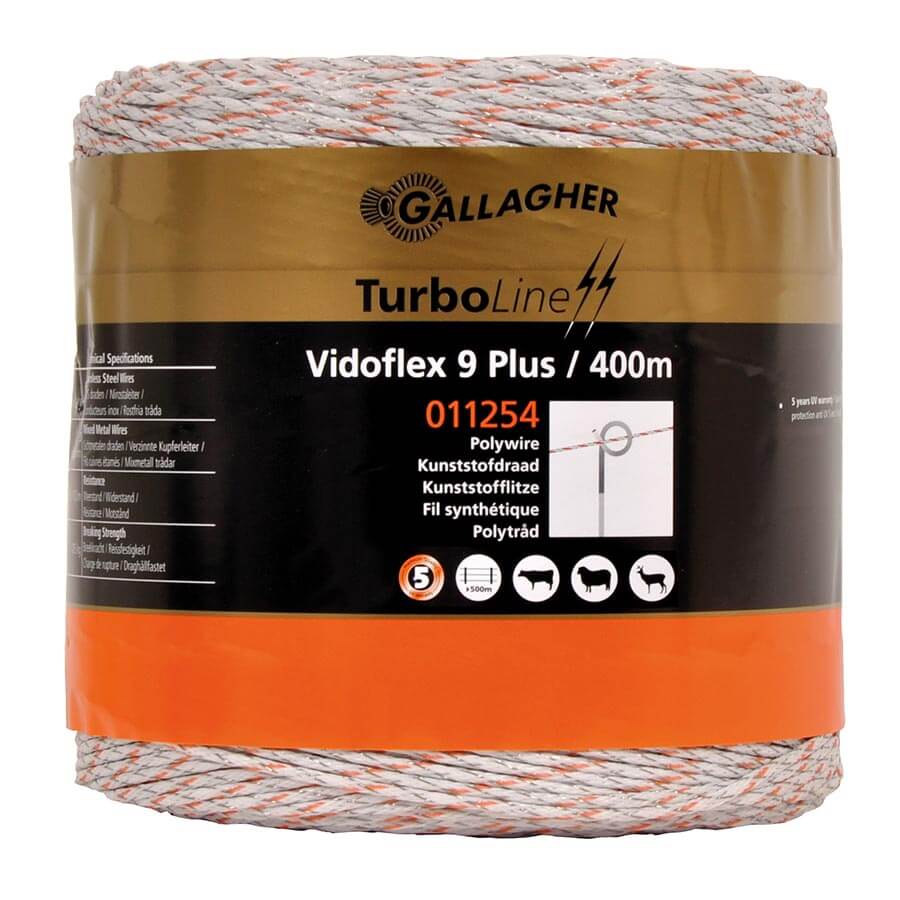 GALLAGHER Vidoflex 9 TurboLine Plus weiß