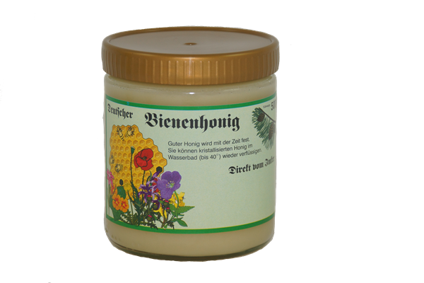 Honig Etiketten gummiert, nassklebend