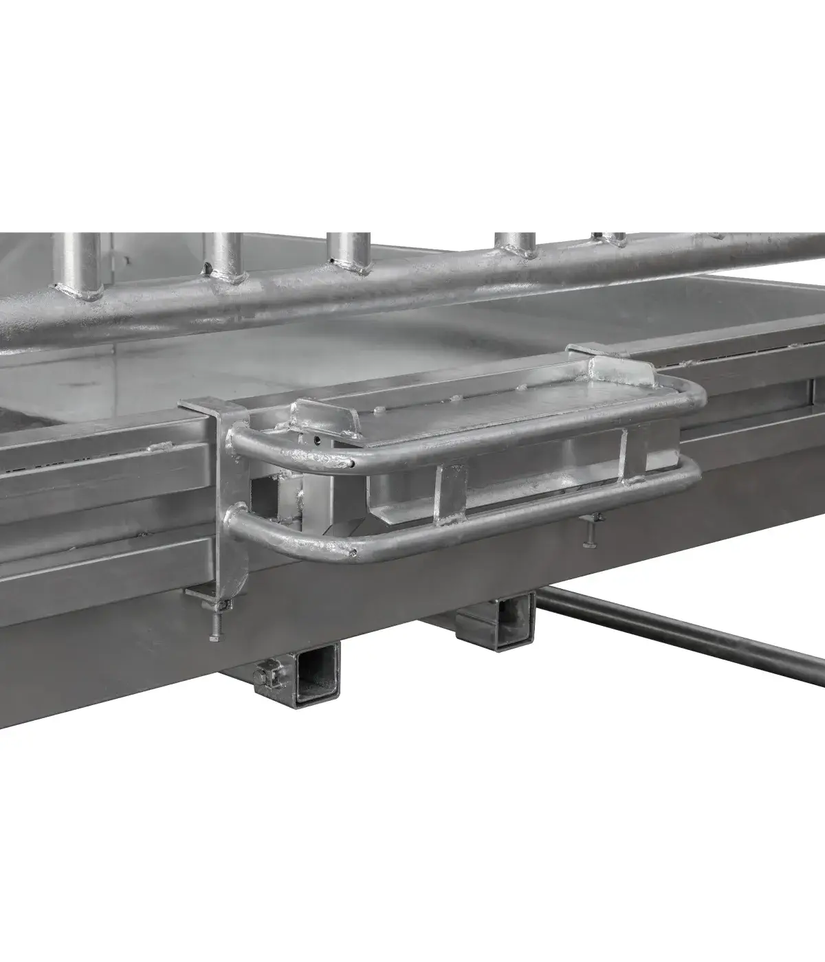 KERBL Viereckraufe mit Palisadenfressgitter - 12 Fressplätze