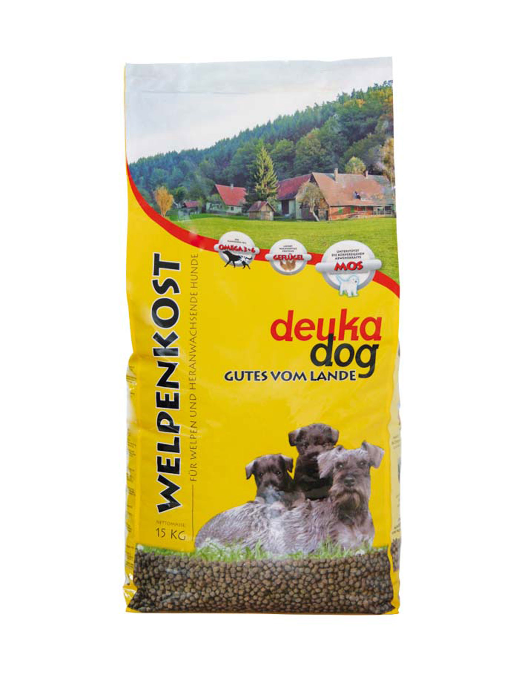 DEUKA DOG Welpenkost 15 kg - für Welpen und heranwachsende Hunde