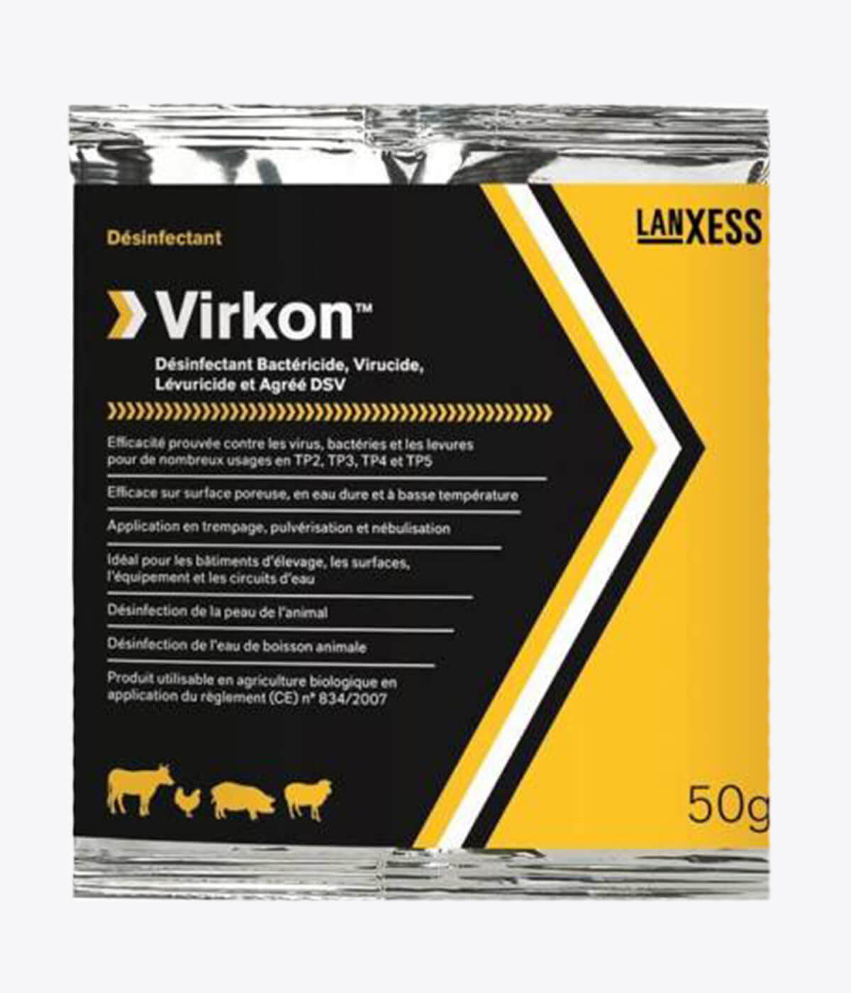 Virkon®S 50 g - viruzides Breitband-Desinfektionsmittel